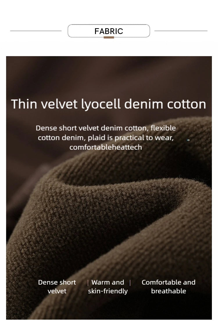 AMII Wide-Leg Cotton Jeans | Warm Winter Denim for Women