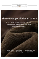 AMII Wide-Leg Cotton Jeans | Warm Winter Denim for Women