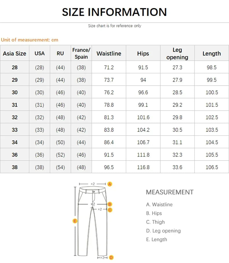 Men's Slim-Fit Cotton Jeans – Crisp White