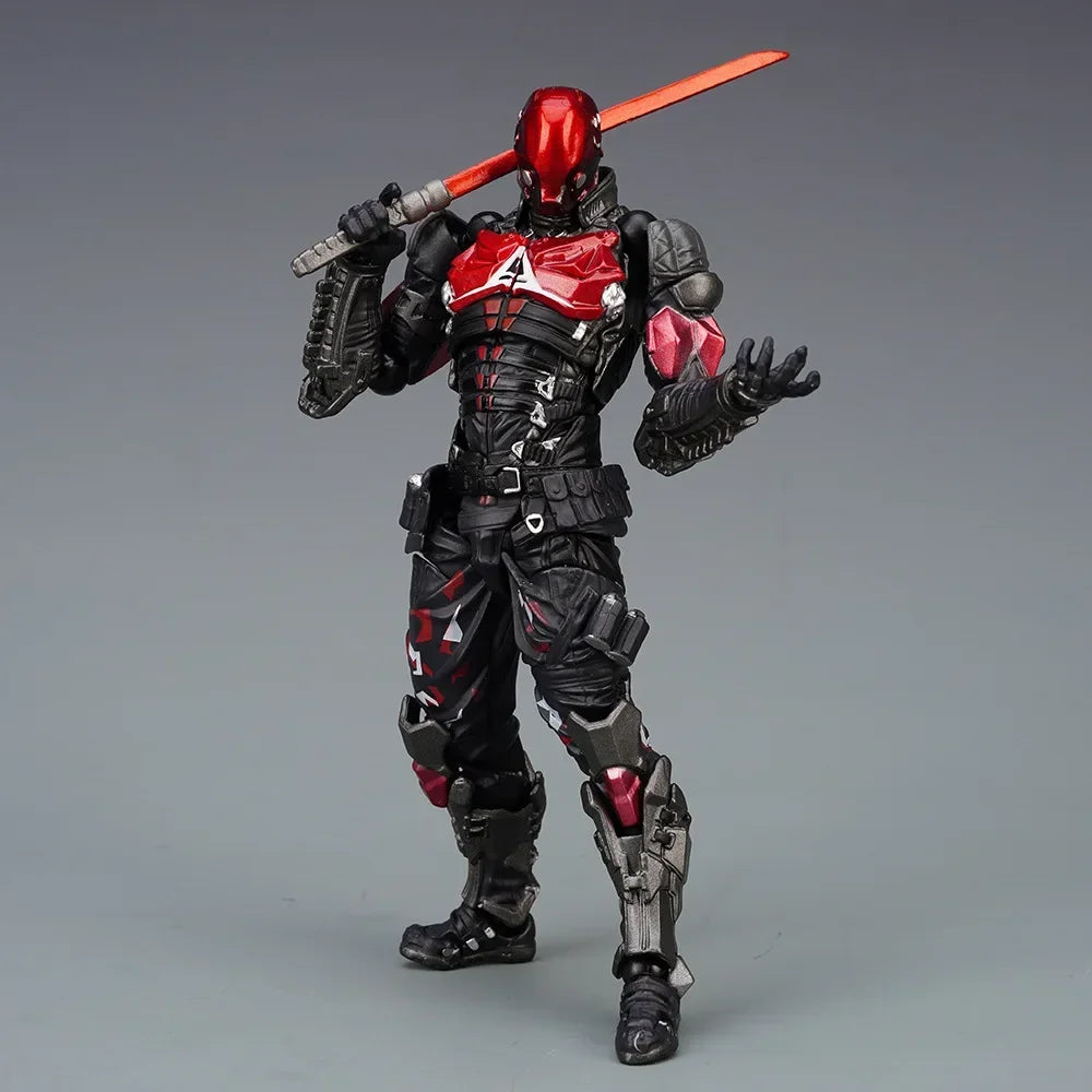 AMAZING YAMAGUCHI Arkham Knight Batman Action Figure Red Hood Robin Jason Todd Figuarts Game Model Toy Collection Kids Gift