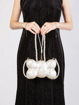 New Handbag Shoulder Crossbody Bag Special Shape Fashion Acrylic Shell Clutch Evening Bags Wedding Party Women Bead Luxury Brand
