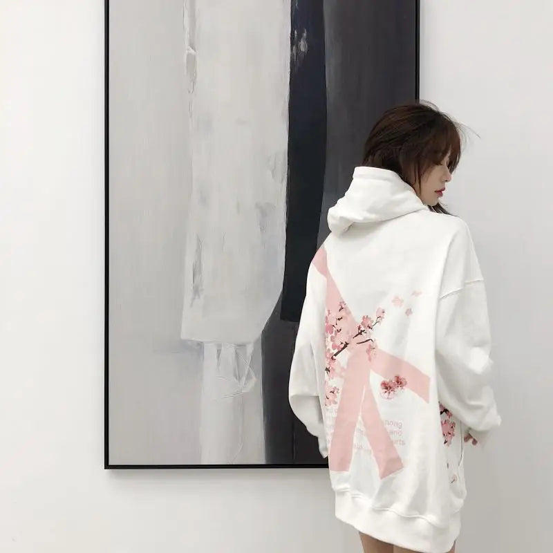 Cherry Blossom Oversized Unisex Hoodie
