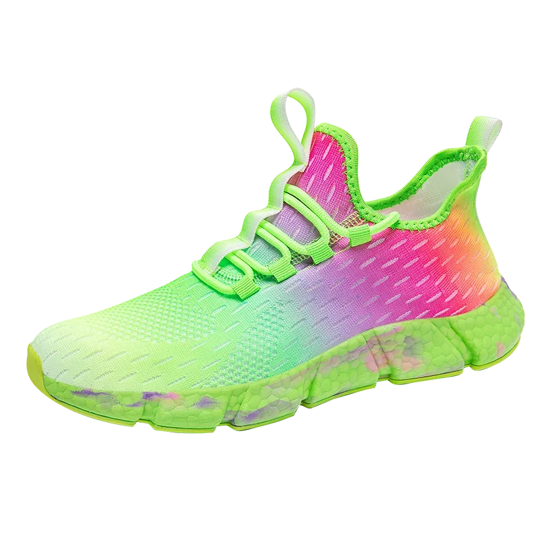 Unisex Colorful Fashion Running Shoes – Non-Slip Casual Walking Sneakers