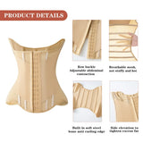U-Shaped Steel-Boned Waist Trainer & Breast Lift Corset