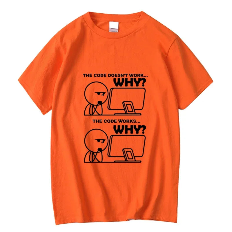 Men's Funny Programmer Cotton Blend T-Shirt