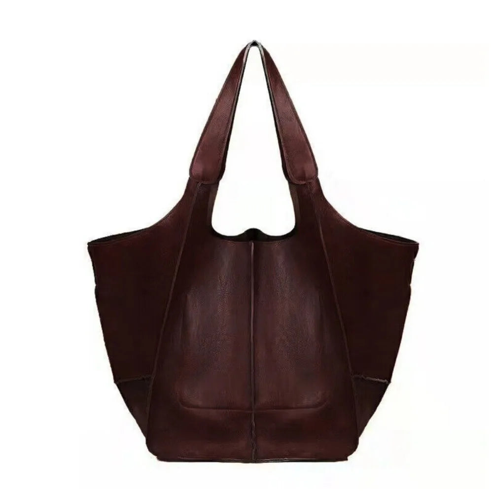 Large PU Leather Tote Bag for Everyday Carry