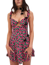 Women's Sweetheart Floral Mini A-Line Dress