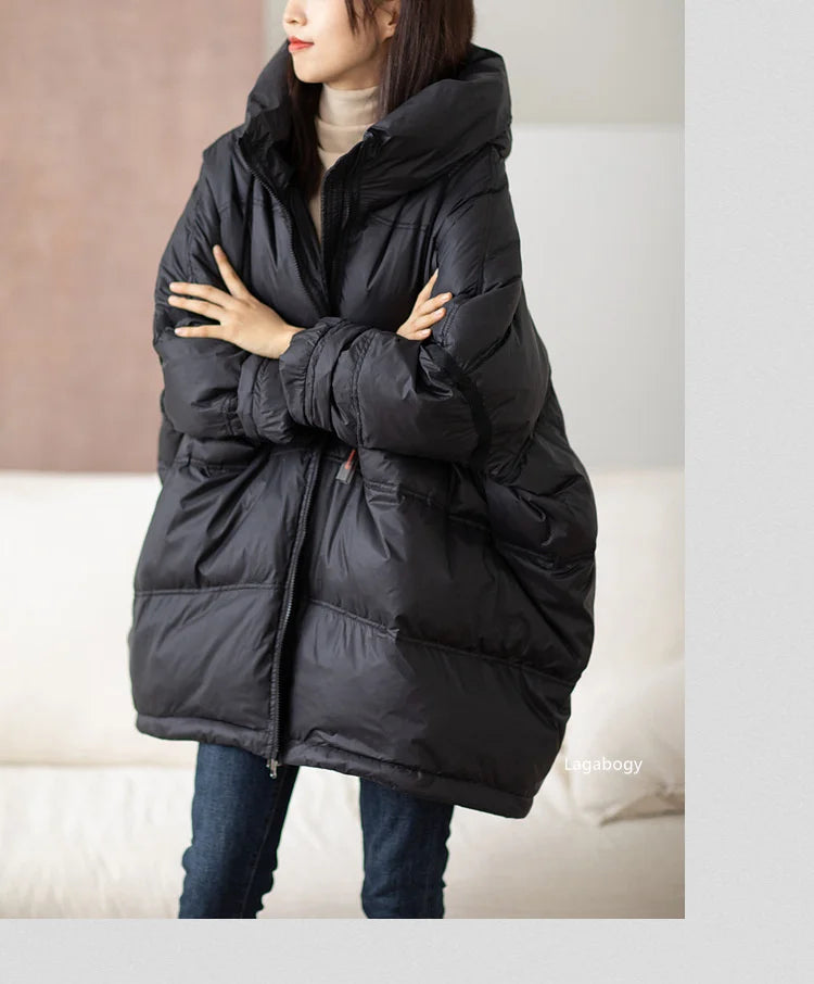 Women’s Oversized White Duck Down Puffer