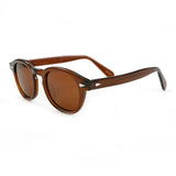 Johnny Depp Polarized Sunglasses Men Sun Glasses Woman Luxury Brand Vintage Acetate Frame Goggles