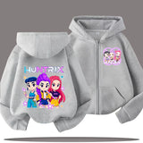 Demon Hunters Kids' Hooded Zip Jacket