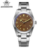 ADDIESDIVE 2025 NEW Watch For Men 316L Stainless Steel 10Bar Diving Luminous AD2096 Luxury Gift Quartz Wristwatch reloj hombre
