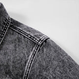 Washed Heavyweight Denim Jacket – Vintage Workwear