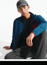 Outdoor Hiking Windproof Fleece Lined Stand Collar R2 Jacket Four Way Stretch Microfiber Polyester Spandex Keine Zeichen KZC