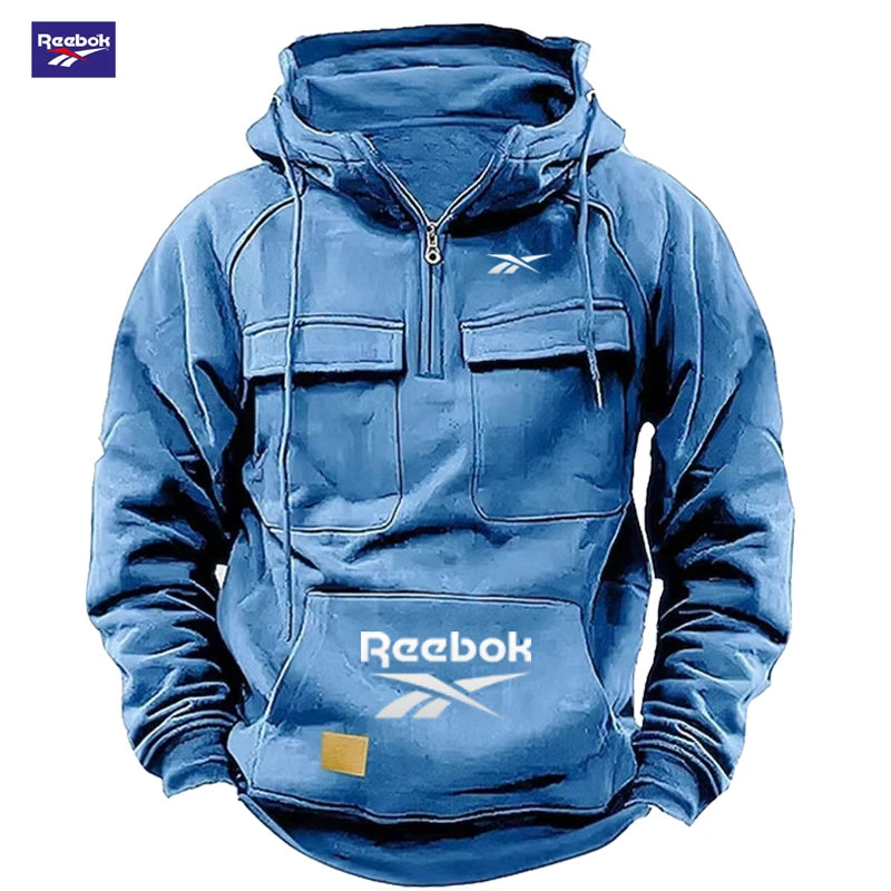 Men’s Multi-Pocket Zip Hoodie