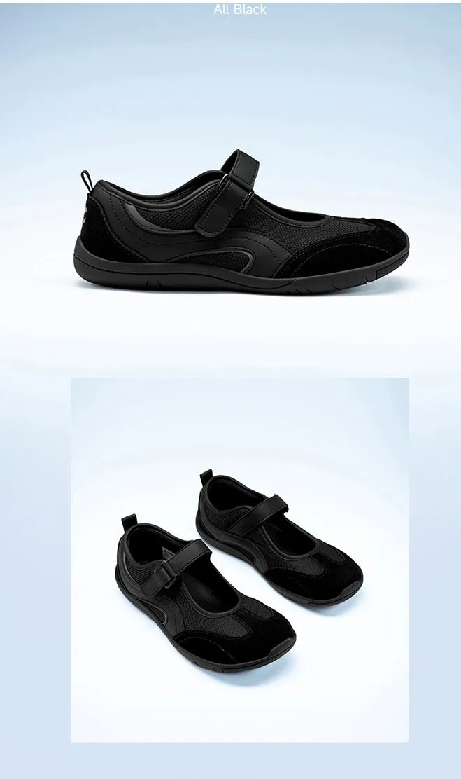 HOBIBEAR Women Wide-Toe Ballet Flats | Zero-Drop Barefoot