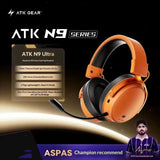 ATK N9 2.4GHz Wireless Gaming Headset with Mic for PS5 PS4 PC Mac Playstation Bluetooth Gaming Headphone with Microphone