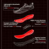 Li-Ning Women's RED HARE 9 PRO Racing Running Shoes BOOM FIBER Reflective Lightweight LiNing Training Sports Shoes ARPW002