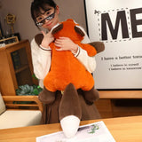 Plush Animal Cuddle Pillow – Raccoon, Fox & Red Panda