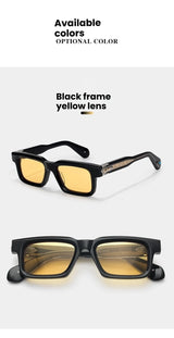 PRILEY Belvedere Vintage Square Sunglasses for Men & Women