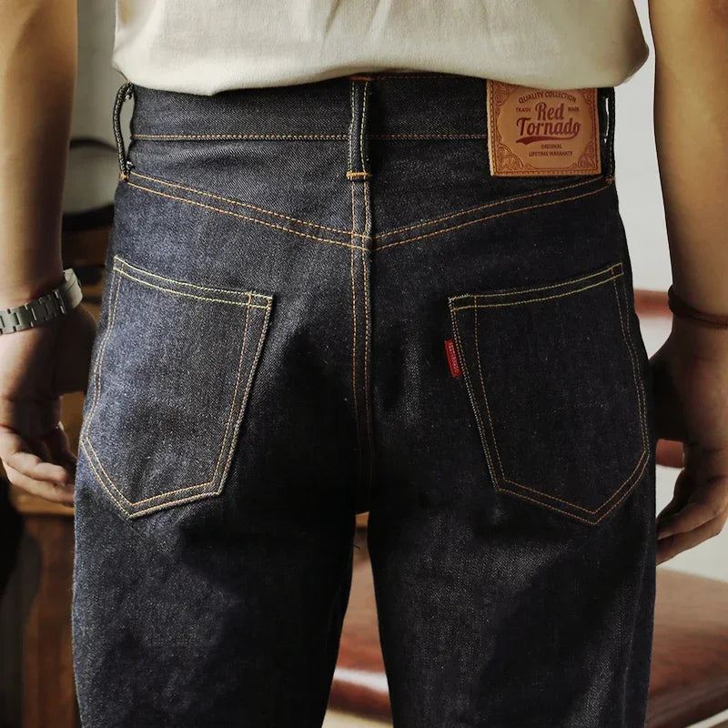 Red Tornado 55501 Relaxed Straight Fit Men's Raw Selvedge Jeans