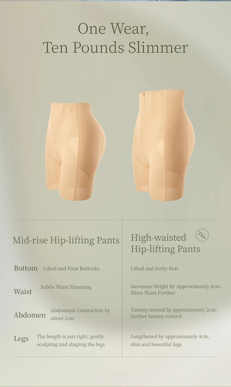 Seamless High Waist 3D Butt-Lifting Shapewear Shorts