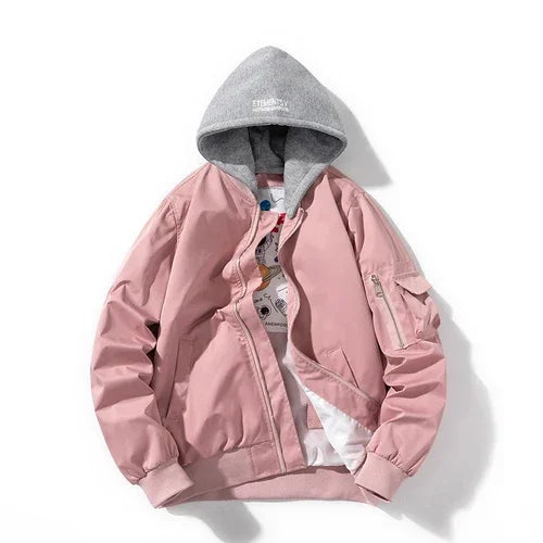 Hooded Bomber Pilot Jacket