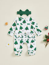 Baby Reindeer Christmas Romper Set