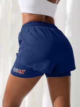 Women's High Rise 2-in-1 Running & Yoga Shorts