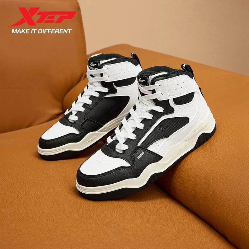 Xtep Casual Men‘s Shoes Street Style Breathable Fashion Shock Absorption Durability Cushion Leisure Outdoor Sneaker 875319310001