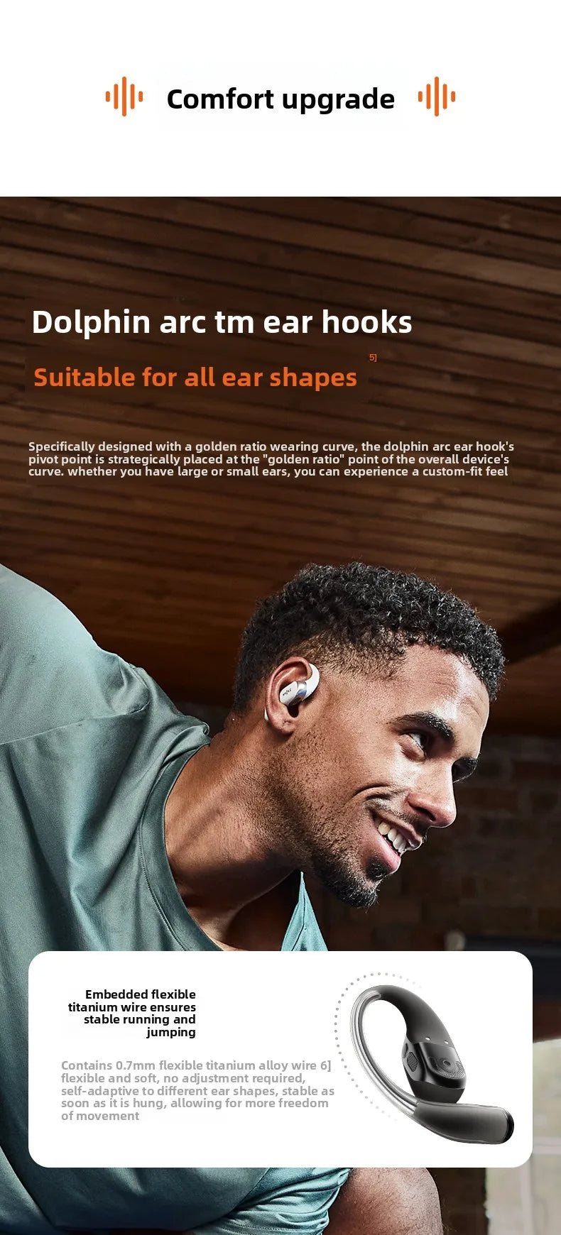 Shokz OpenFit 2+ T921 Wireless Open-Ear Headphones