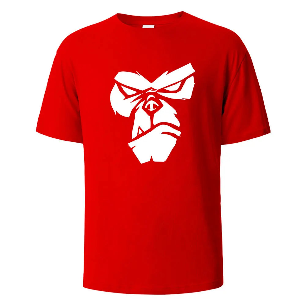 Gorilla Face Graphic Cotton T-Shirt