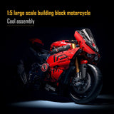 ToylinX 1:5 Motorcycle Building Set, 2024 Pieces