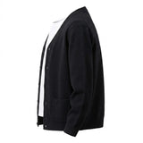 Men’s V-Neck Button Cardigan with Pockets