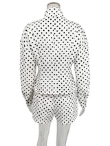 Tossy Fashion Commute 2 Piece-Set Shorts For Women Long Sleeve Patchwork Contrast Shirts Coat And Female Shorts Outfits Summer