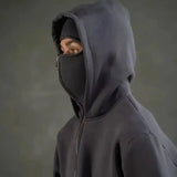 Minimalist Hooded Zip Sweatshirt