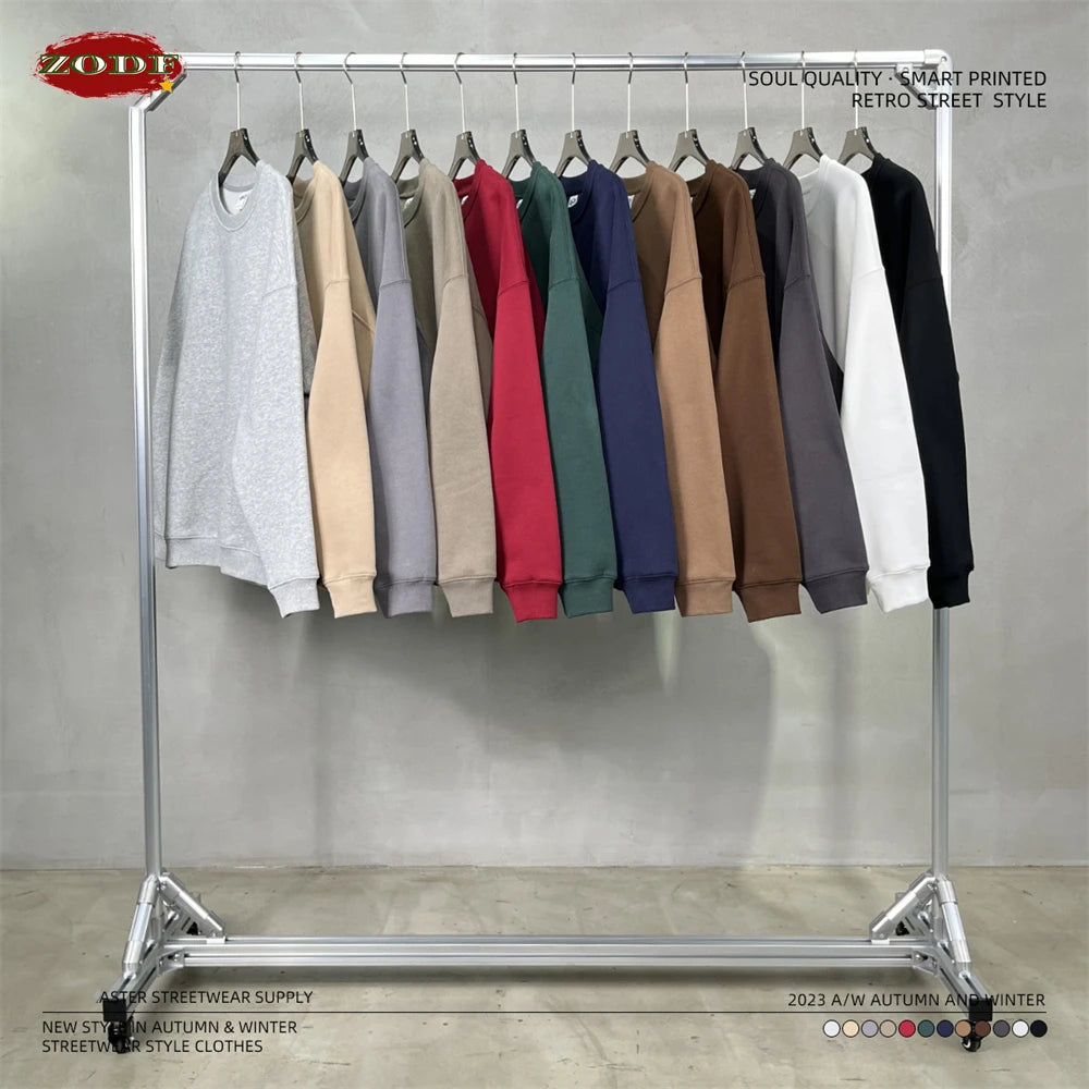 Men's 350gsm Fleece Crewneck Sweatshirt