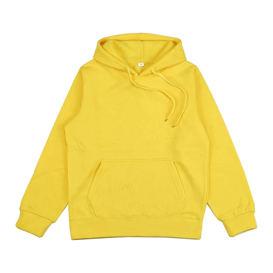 Fleece Pullover Hoodie with Pockets