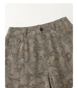 CHIC VEN New Women Jeans Loose Casual High Waist Wide Leg Denim Pants Paisley Female Trousers Spring Autumn 2026