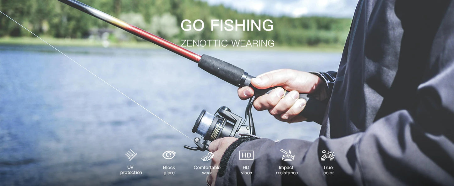 ZENOTTIC Square Polarized Sunglasses for Men