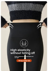 Women's Fleece-Lined High Waist Flare Leggings