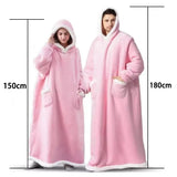 Oversized Hooded Blanket Robe