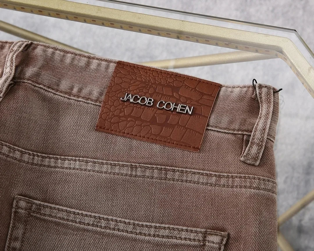 BLLIYOSS Jeans Thin Cotton Men 2025 Spring Summer new Business Embroidery Straight outdoors  Pants Old money High Quality