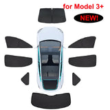 Tesla Model 3 Highland Window Sun Shade & Privacy Blind