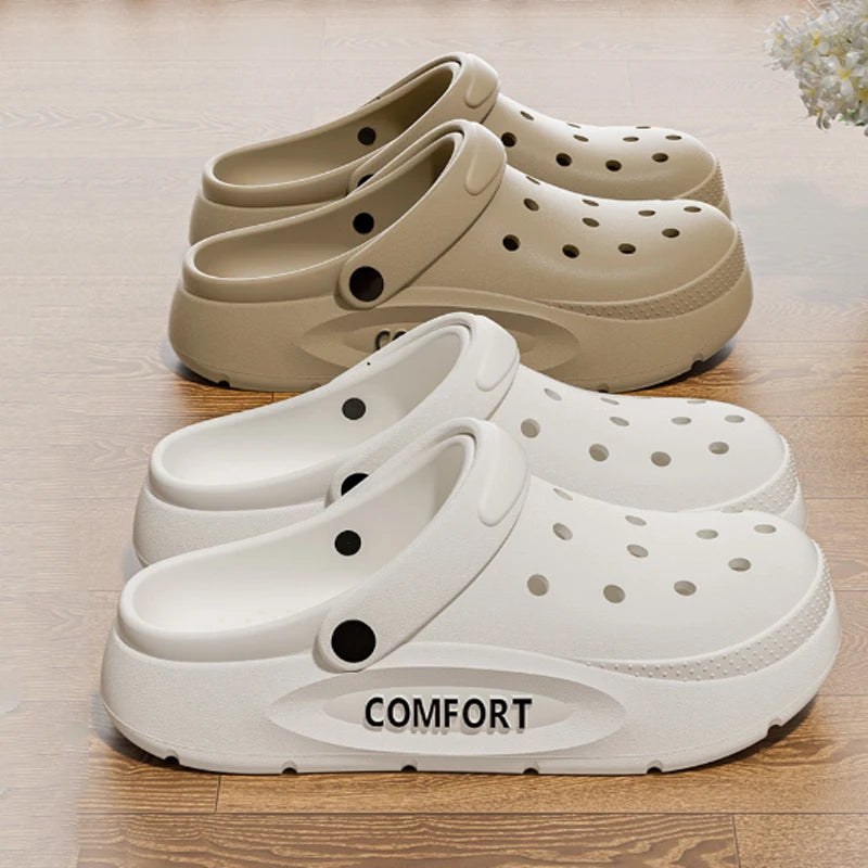 Anti-Slip Hollow-Toe Casual Slippers