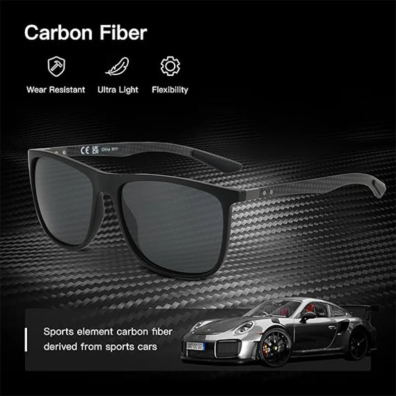 ZENOTTIC Square Polarized Sunglasses for Men