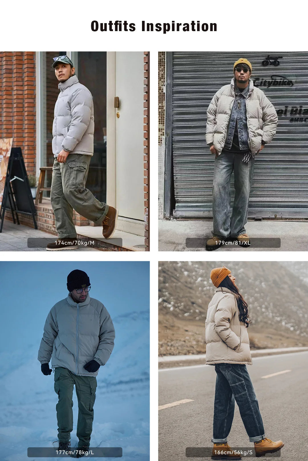 Men's Premium White Duck Down Winter Jacket