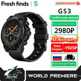 Black Shark GS3 Smartwatch | AMOLED GPS Military-Grade