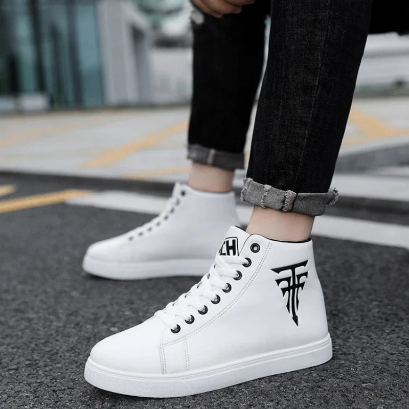Men's High-Top Vulcanized Sneakers