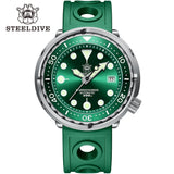 STEELDIVE SD1975 Luxury Auto Watches Men Dive Watch 300m Waterproof C3 Luminous Clock Sapphire Mirror NH35 Mechanical Wristwatch