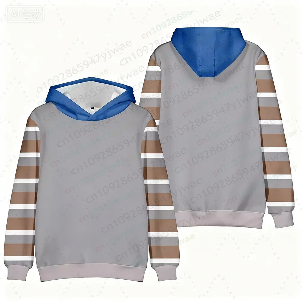 Ticci Toby Creepypasta Cosplay Pullover Hoodie Halloween Costume 3D Animation Sweatshirt Autumn/Winter Men's Women's Hoodies